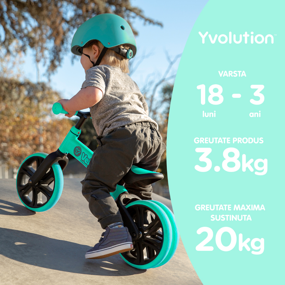 Bicicleta echilibru Yvolution Y Velo Junior green - 4