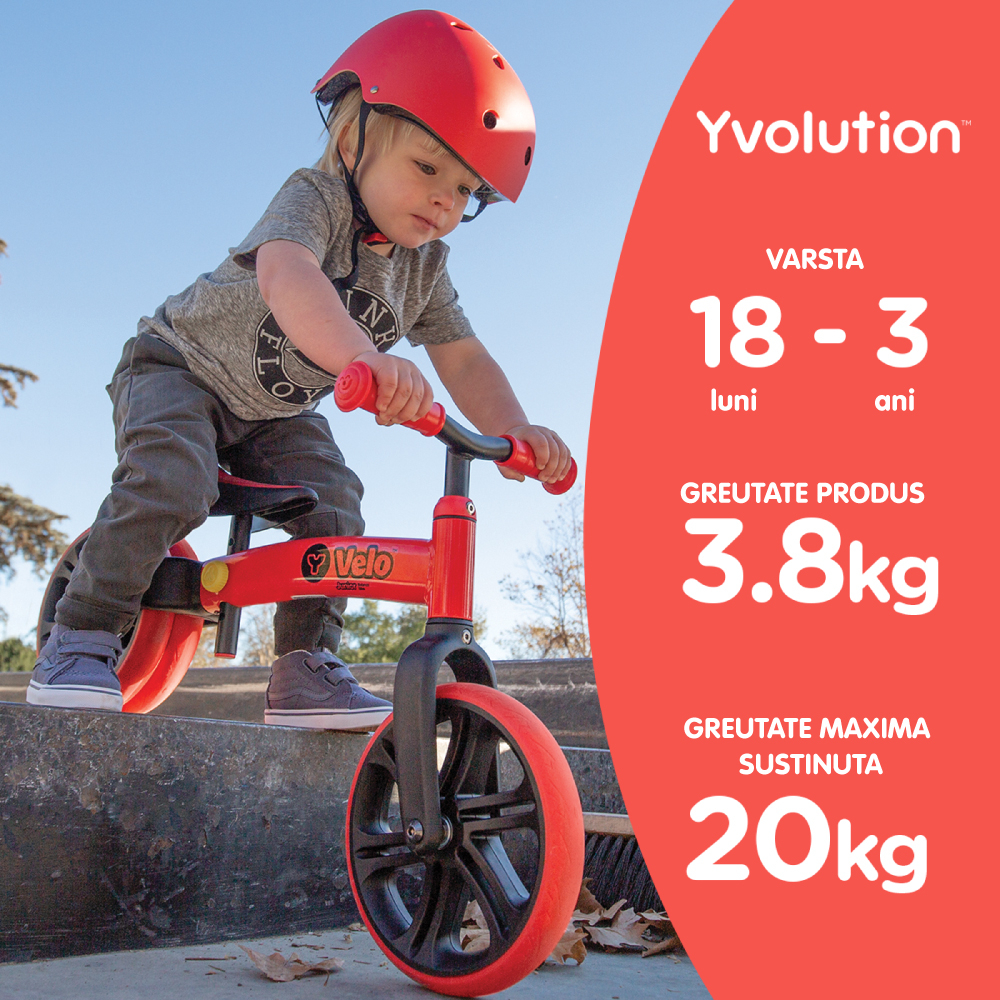 Bicicleta echilibru Yvolution Y Velo Junior red - 4