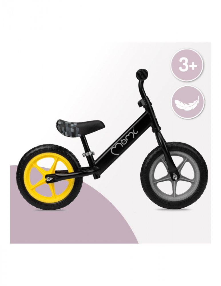 Bicicleta fara pedale Momi Fleet black - 4