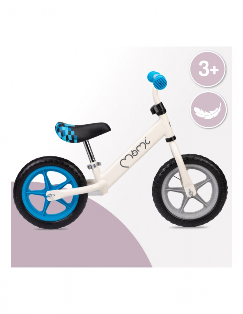 Bicicleta fara pedale Momi Fleet cream - 4 | YEO