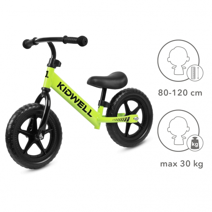 Bicicleta fara pedale Kidwell Rebel green - 3