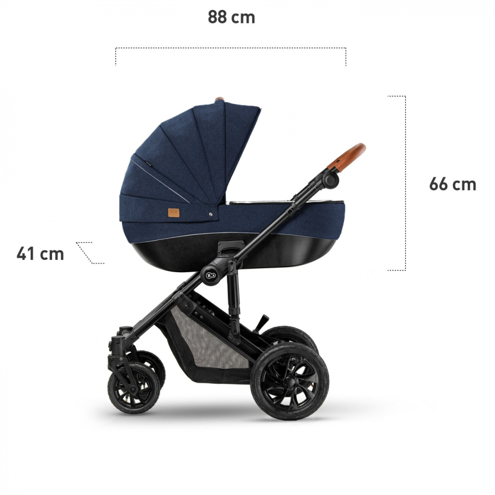 Carucior 3 in 1 Kinderkraft Prime Mink Pro Navy i-Size - 2 | YEO