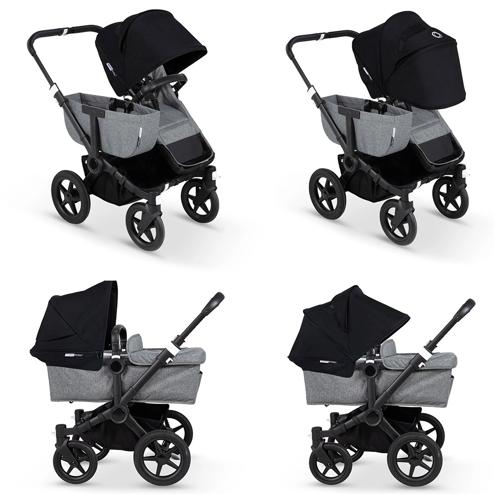 Capotina carucior Bugaboo Donkey 3 black - 1 | YEO