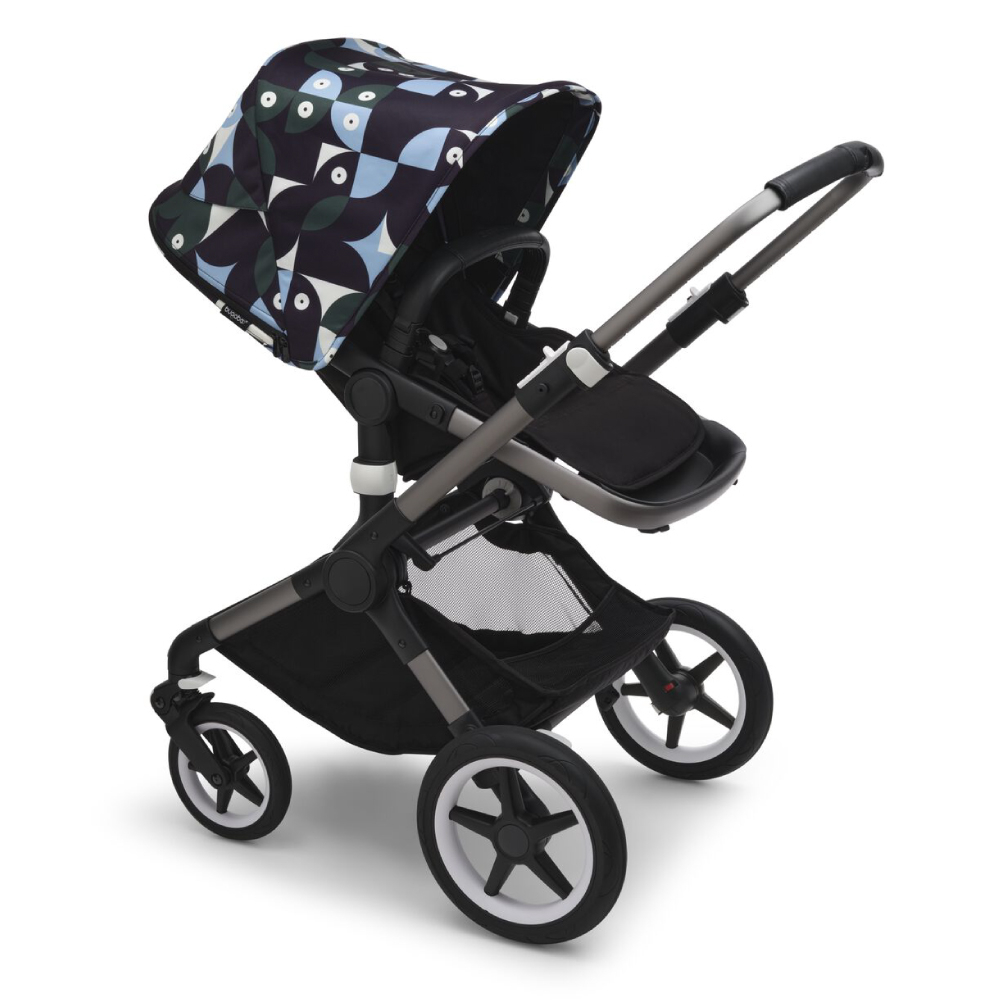 Capotina carucior Bugaboo Fox 3 Lynx Animal Explorer green light blue - 2