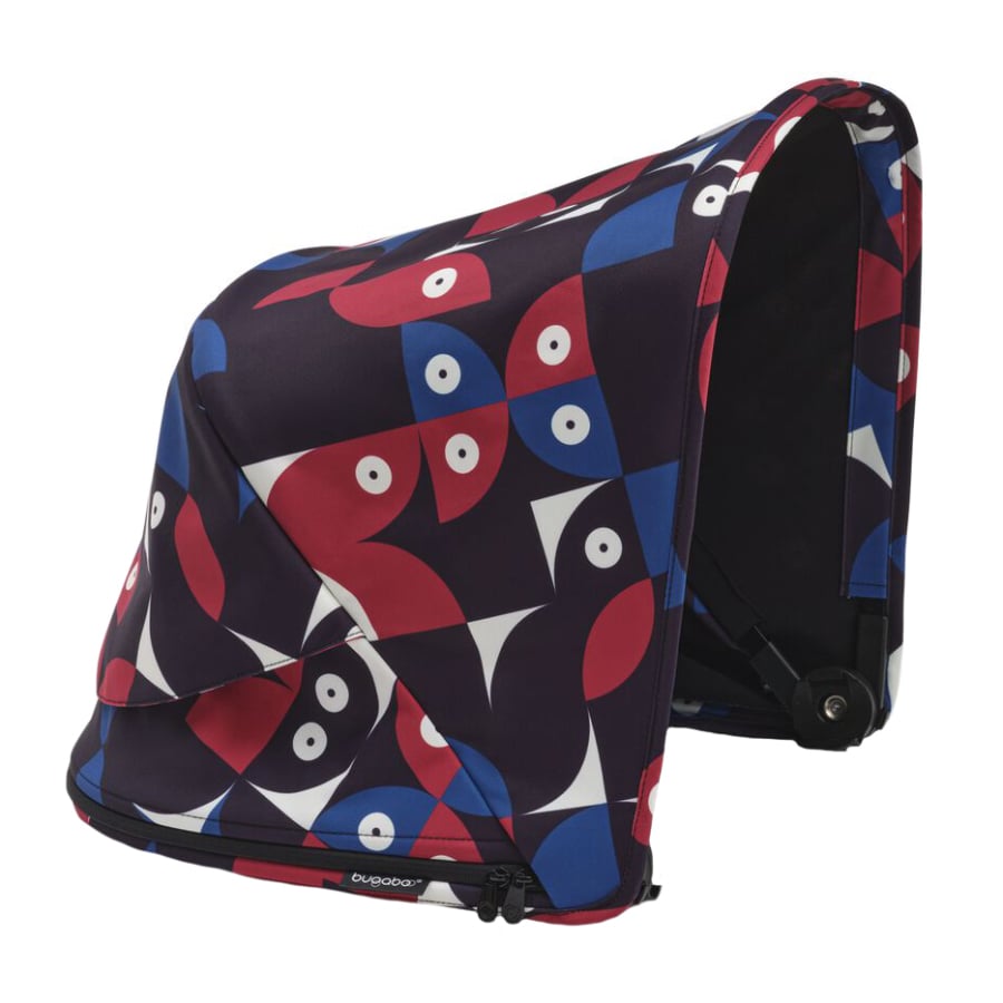 Capotina carucior Bugaboo Fox 3 Lynx Animal Explorer red blue - 1