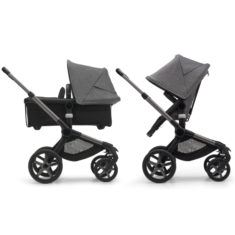 Capotina carucior Bugaboo Fox 5 Lynx grey melange - 1