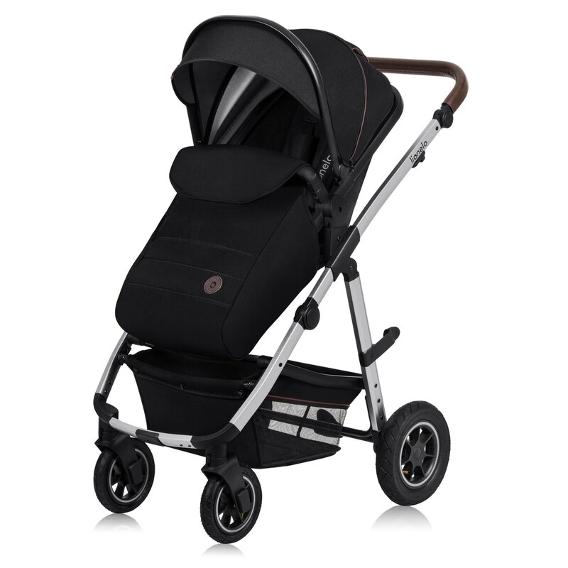 Carucior 2 in 1 Lionelo Amber reversibil negru - 4