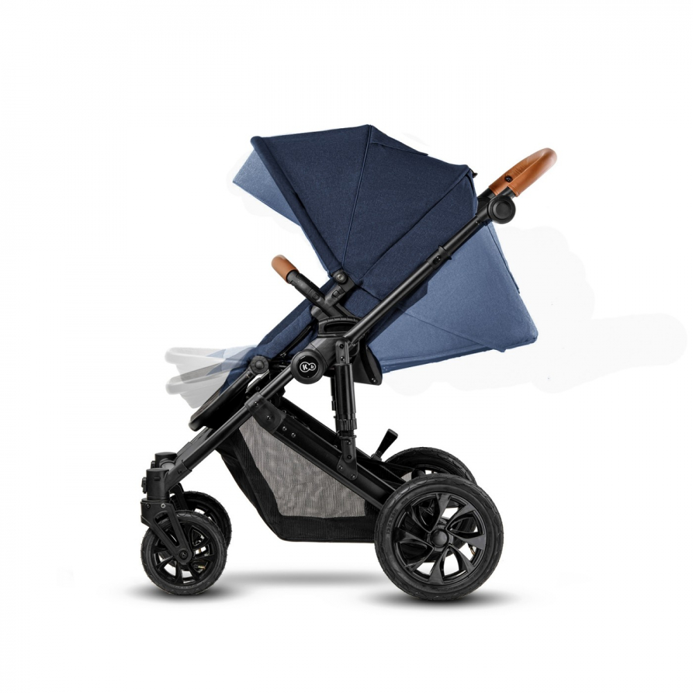 Carucior 3 in 1 Kinderkraft Prime Mink Pro Navy i-Size - 7