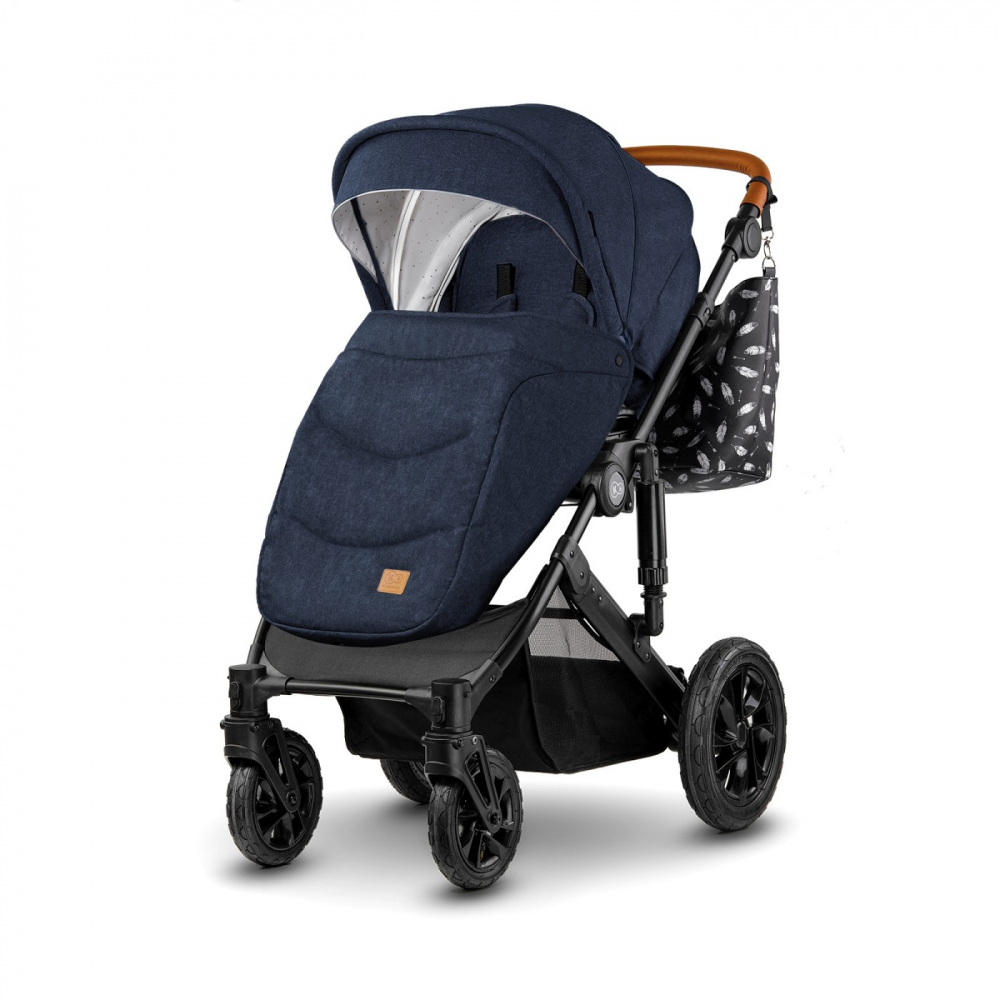 Carucior 3 in 1 Kinderkraft Prime Mink Pro Navy i-Size - 9