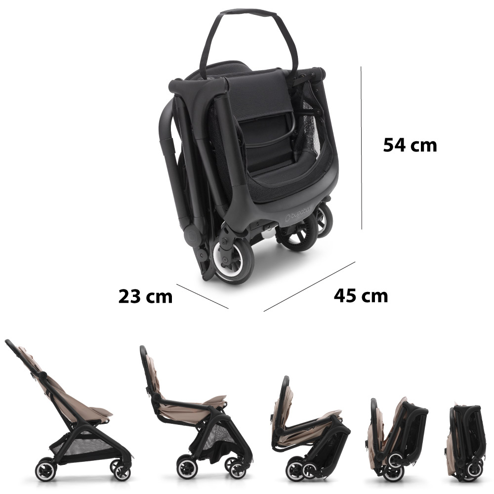 Carucior Bugaboo Butterfly black desert taupe - 2