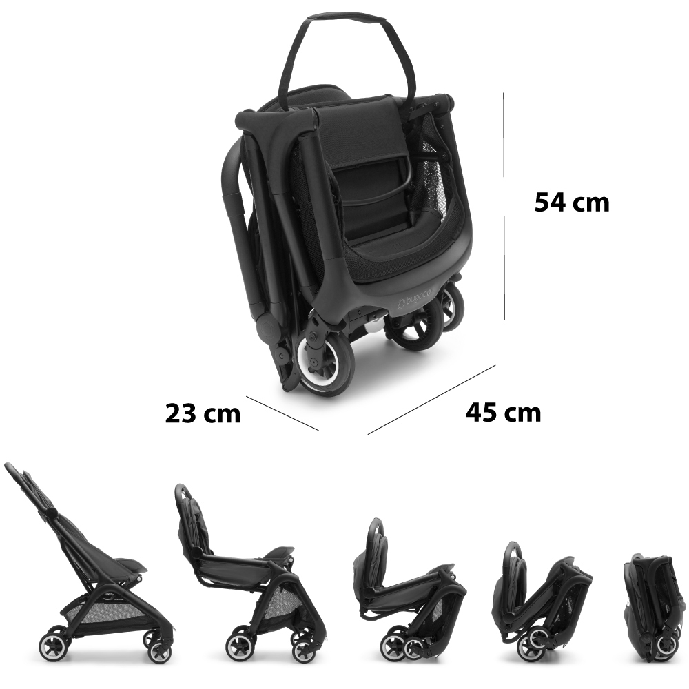 Carucior Bugaboo Butterfly black midnight black - 6