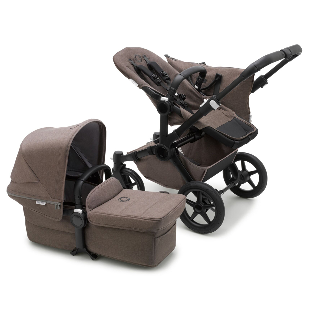 Carucior Bugaboo Donkey 5 Mono mineral black taupe - 1