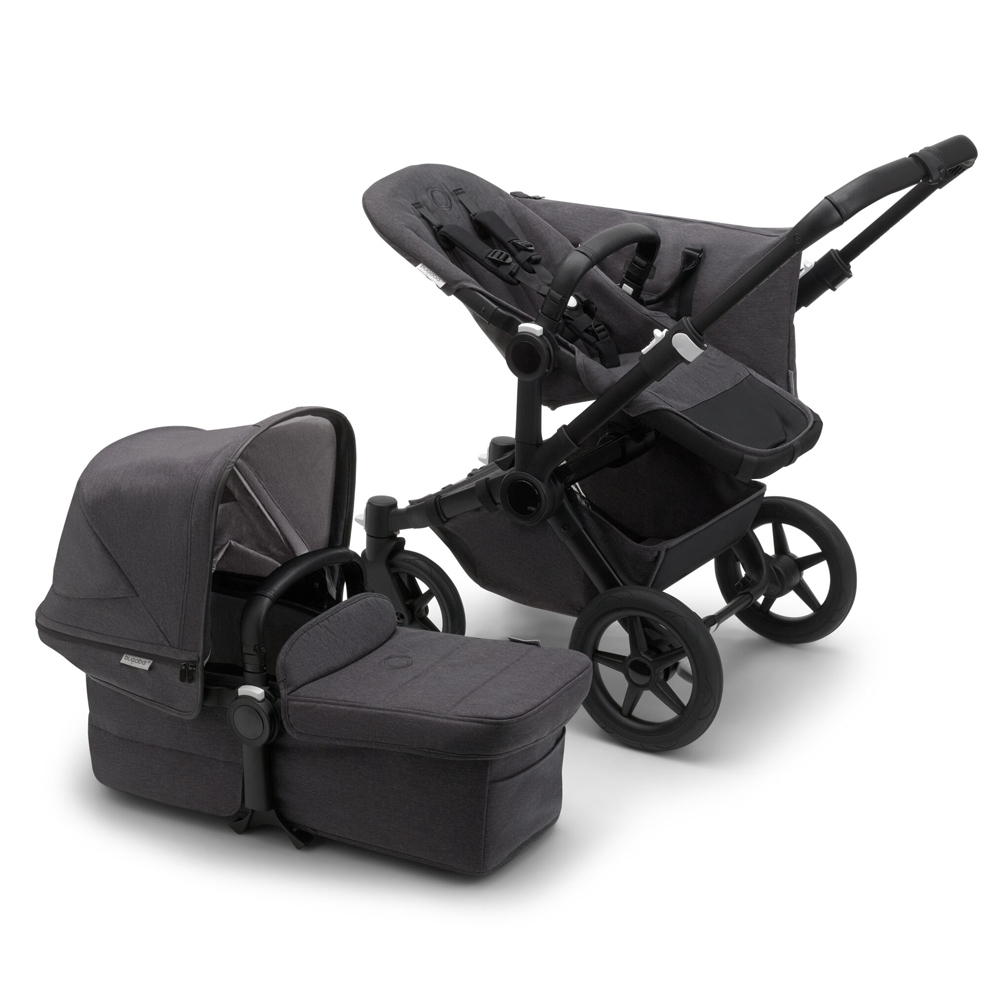 Carucior Bugaboo Donkey 5 Mono mineral black washed black - 1