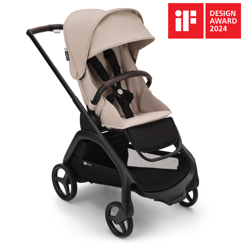 Carucior Bugaboo Dragonfly black desert taupe