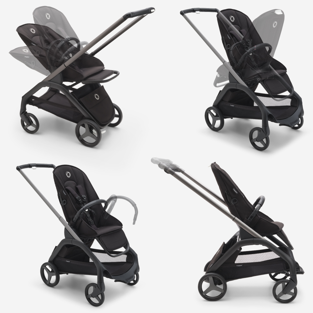 Carucior Bugaboo Dragonfly black desert taupe - 5