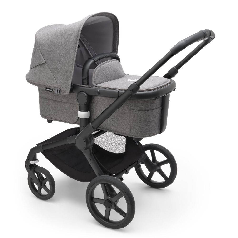 Carucior 2 in 1 Bugaboo Fox 5 black grey melange - 1