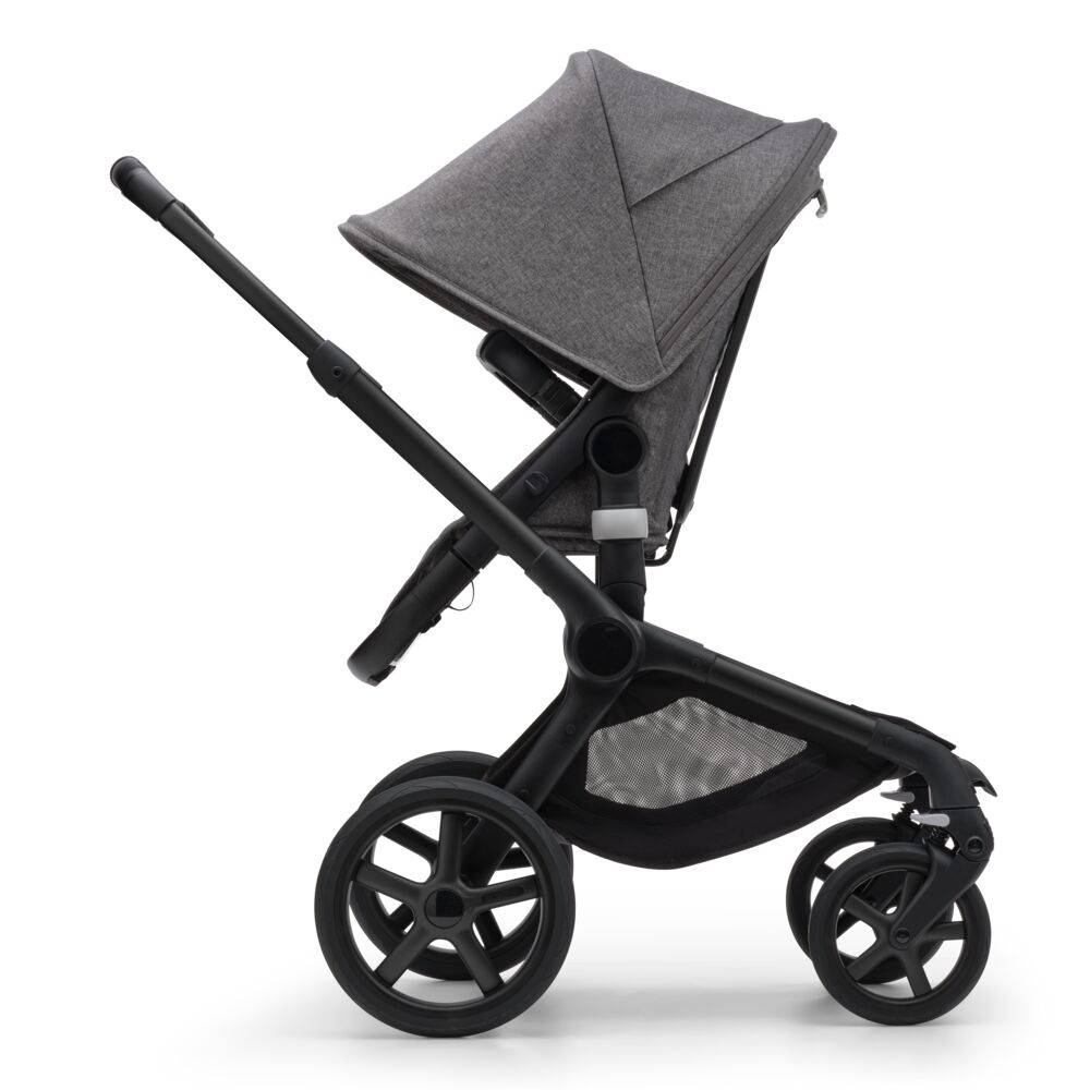 Carucior 2 in 1 Bugaboo Fox 5 black grey melange - 4