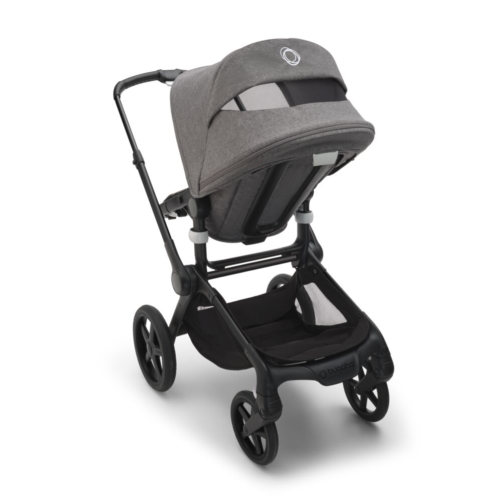 Carucior 2 in 1 Bugaboo Fox 5 black grey melange - 6