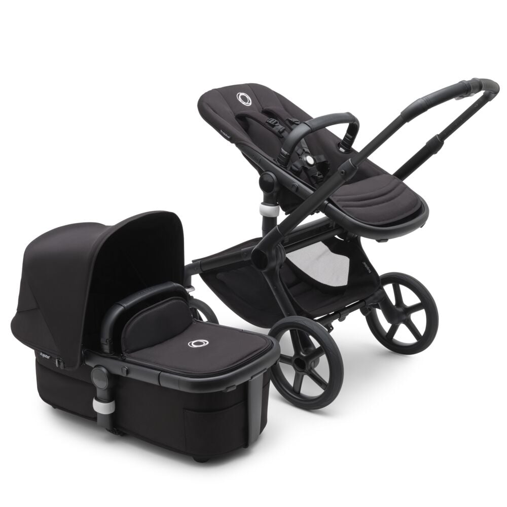 Carucior 2 in 1 Bugaboo Fox 5 black midnight black - 1