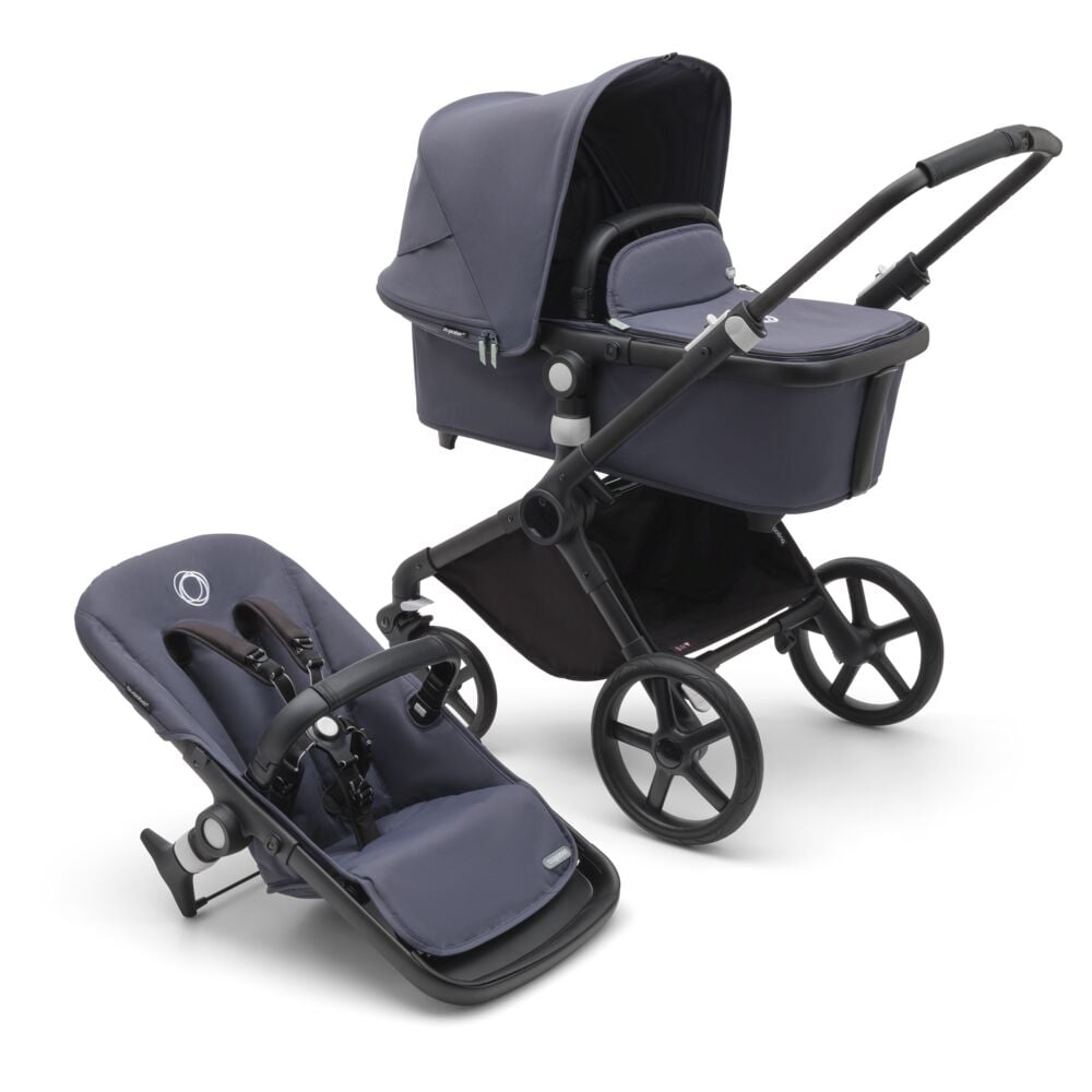 Carucior 2 in 1 Bugaboo Fox Cub black stormy blue - 8