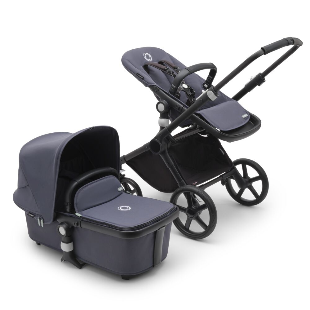 Carucior 2 in 1 Bugaboo Fox Cub black stormy blue - 1