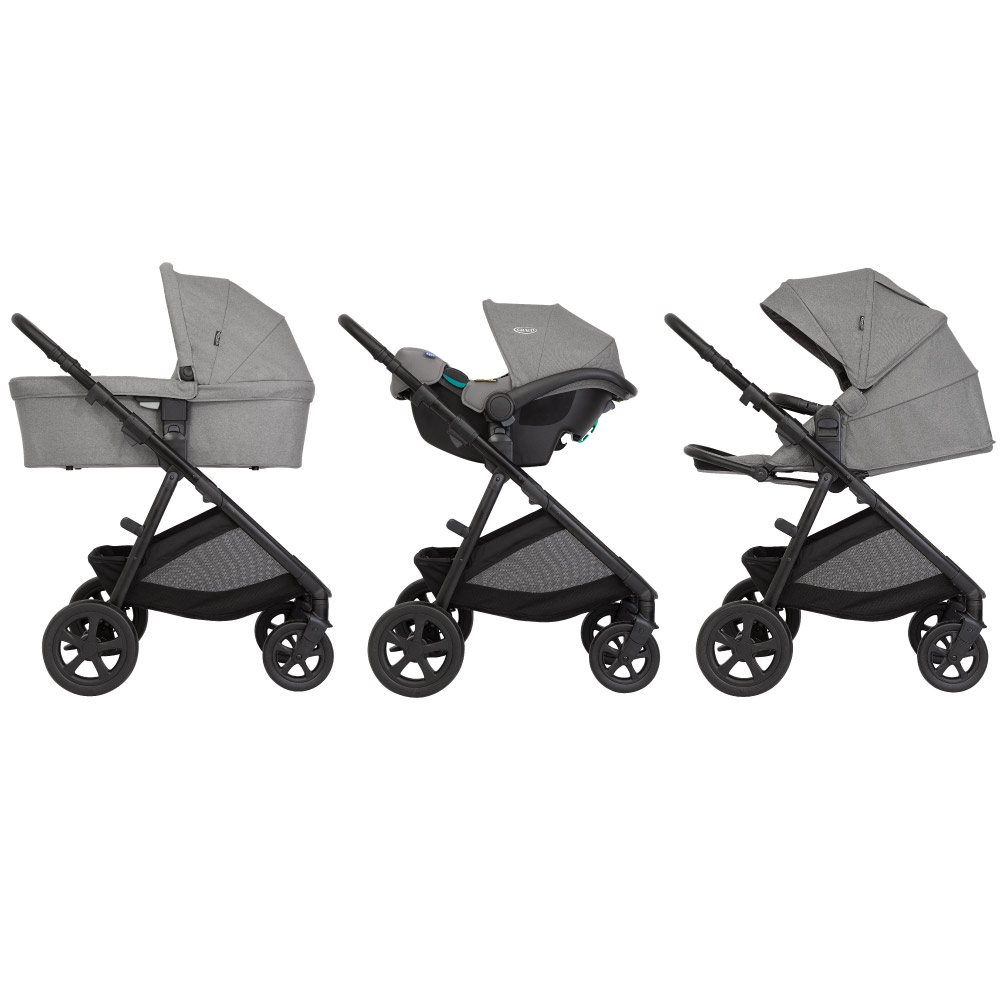 Carucior 3 in 1 Graco Near2Me DLX Ash - 2