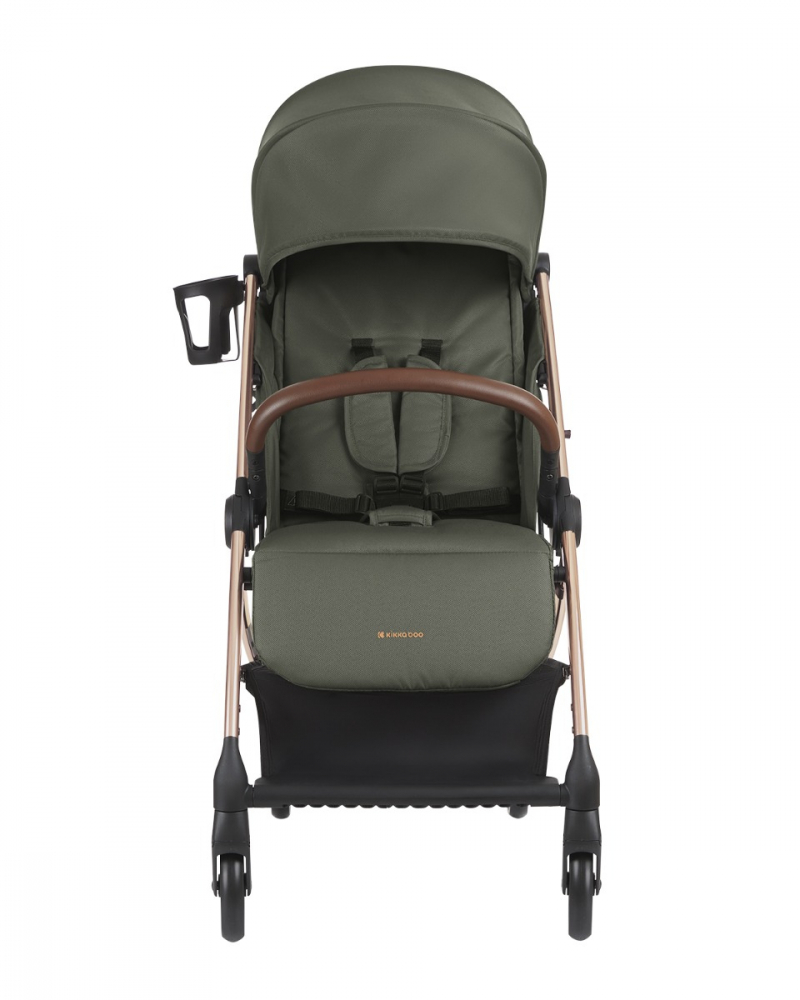 Carucior sport cu pliere automata autofold KikkaBoo Joy Army Green - 3