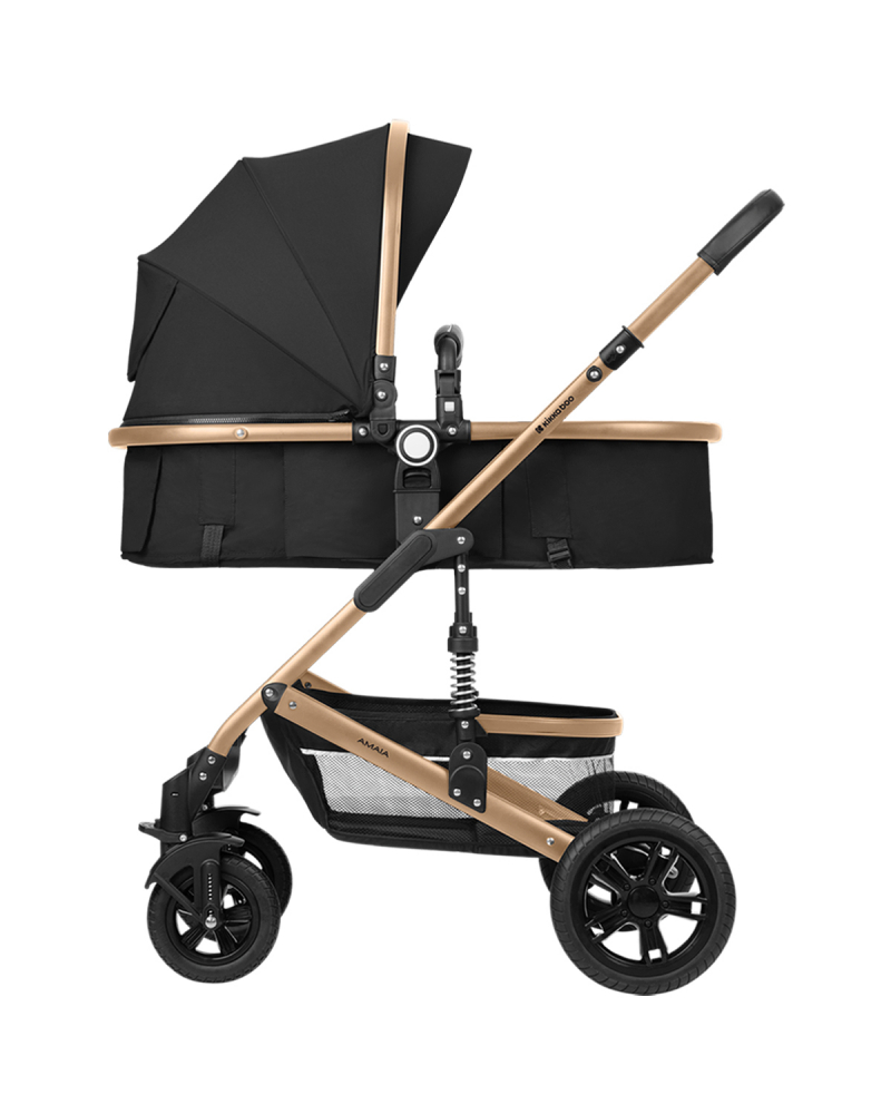 Carucior transformabil KikkaBoo 3 in 1 Amaia Black 2024 - 7