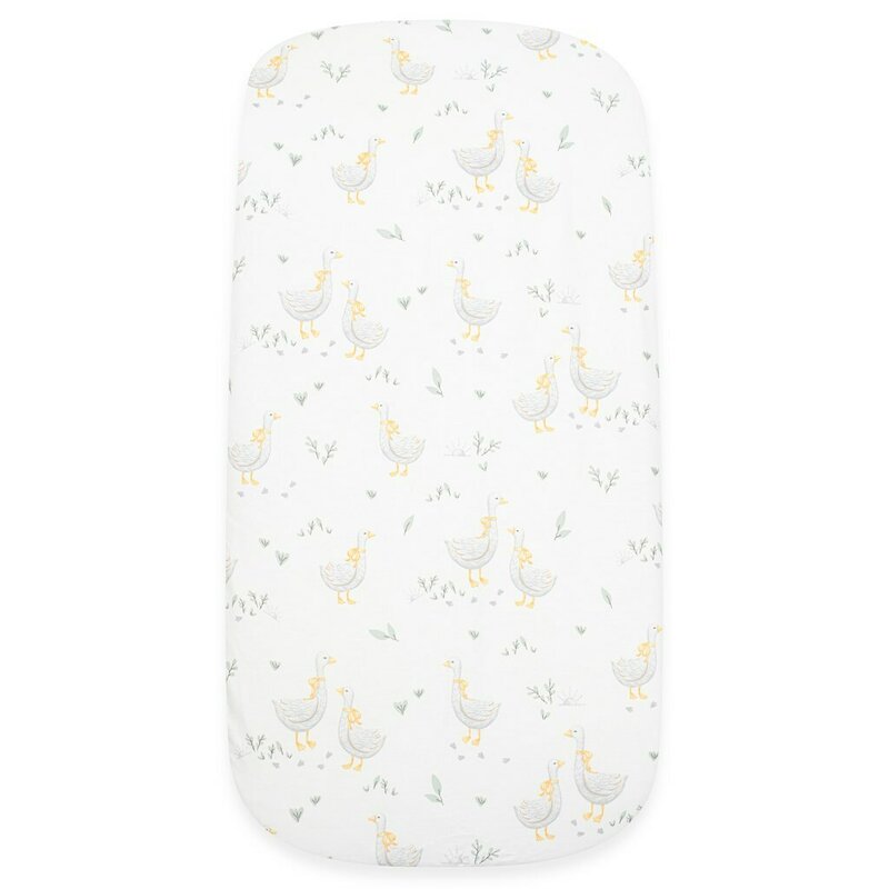 Cearceaf cu elastic New Baby pentru landou 35 x 75 cm Goose - 2