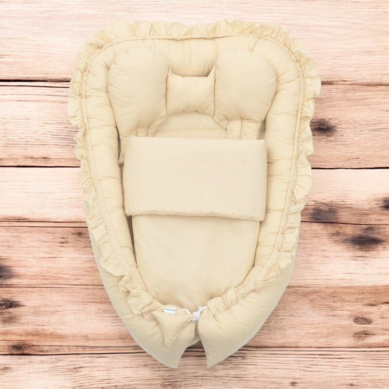 Cosulet bebelus New Baby 70 x 50 cm Baby Nest Sand