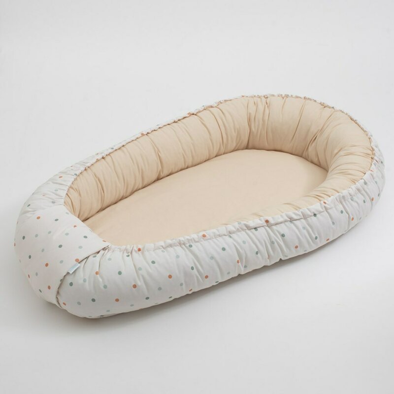 Cosulet bebelus New Baby 88 x 50 cm Baby Nest La Natura Punti