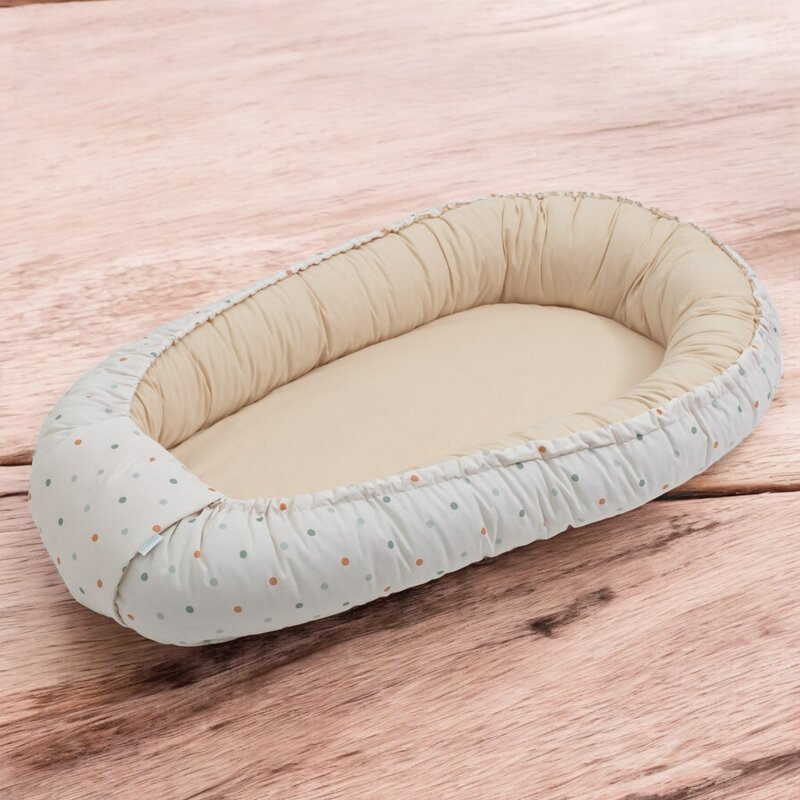 Cosulet bebelus New Baby 88 x 50 cm Baby Nest La Natura Punti