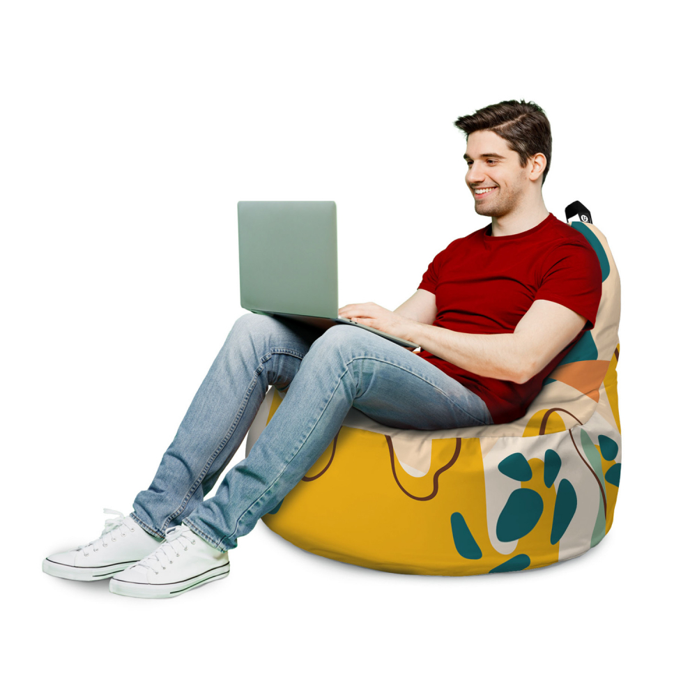 Fotoliu Updeco Puf Bean Bag tip Big Chill abstract jungle - 2