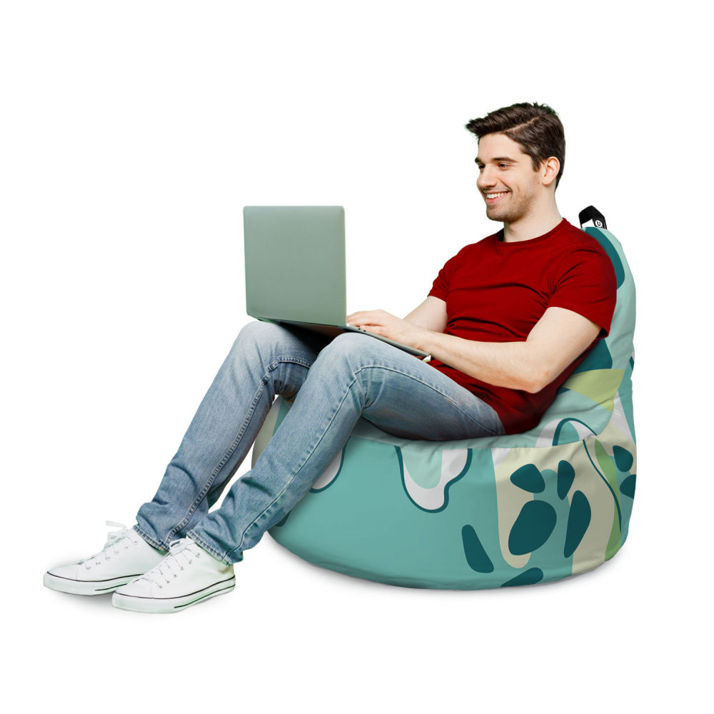 Fotoliu Updeco Puf Bean Bag tip Big Chill abstract jungle periglacial - 2 | YEO