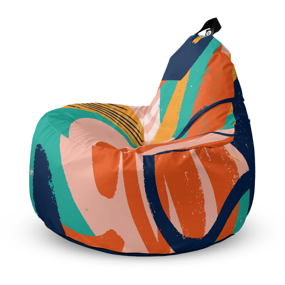 Fotoliu Updeco Puf Bean Bag tip Big Chill abstract paint - 4