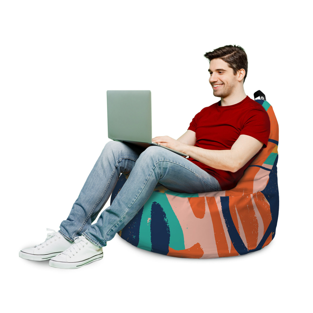 Fotoliu Updeco Puf Bean Bag tip Big Chill abstract paint - 2