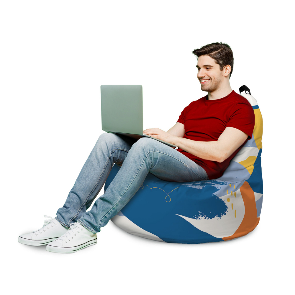 Fotoliu Updeco Puf Bean Bag tip Big Chill abstract retro - 2