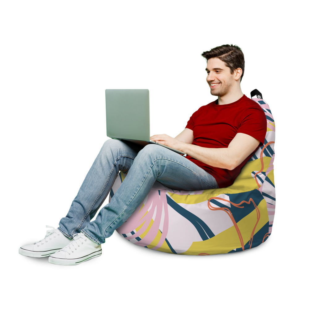 Fotoliu Updeco Puf Bean Bag tip Big Chill abstract spiral - 2