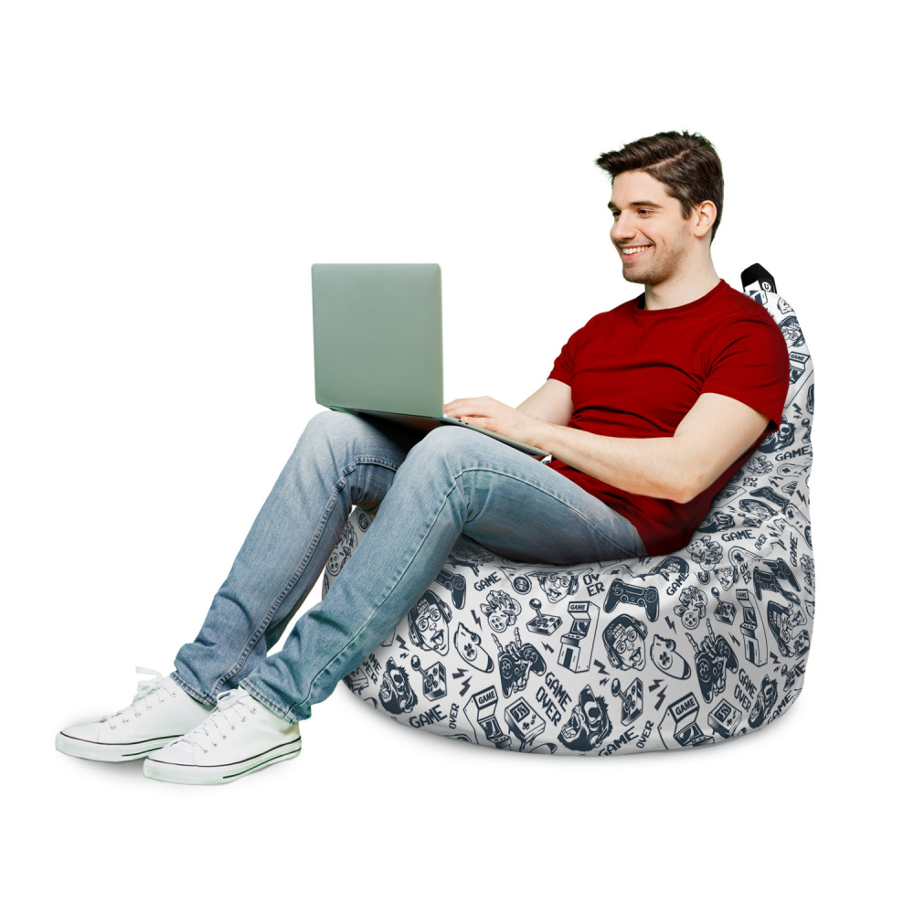 Fotoliu Updeco Puf Bean Bag tip Big Chill game over - 2