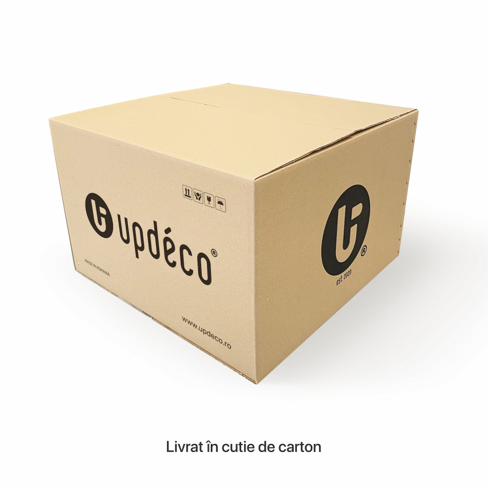 Fotoliu Updeco Puf Bean Bag tip Big Chill invazia pisicilor ocru - 1