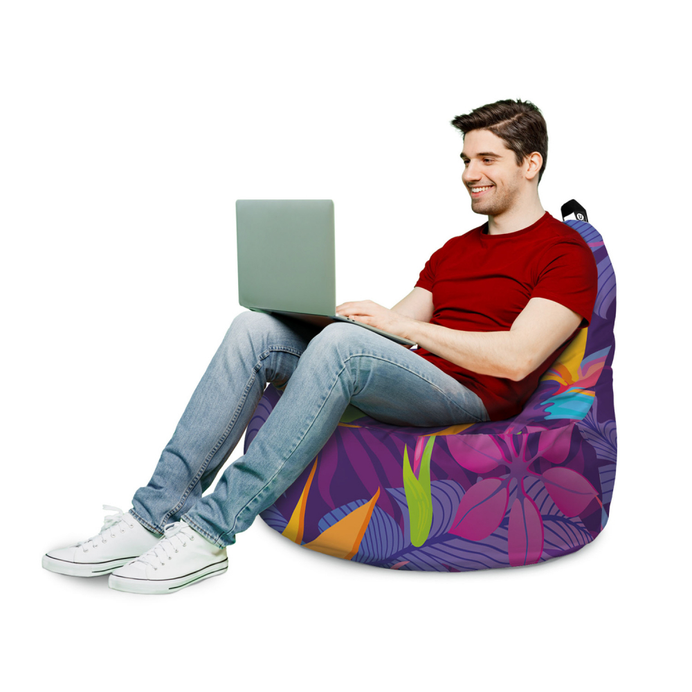 Fotoliu Updeco Puf Bean Bag tip Big Chill jungle night - 2 | YEO