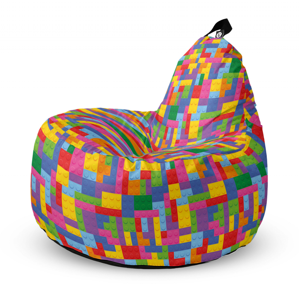 Fotoliu Updeco Puf Bean Bag tip Big Chill lego tetris - 4