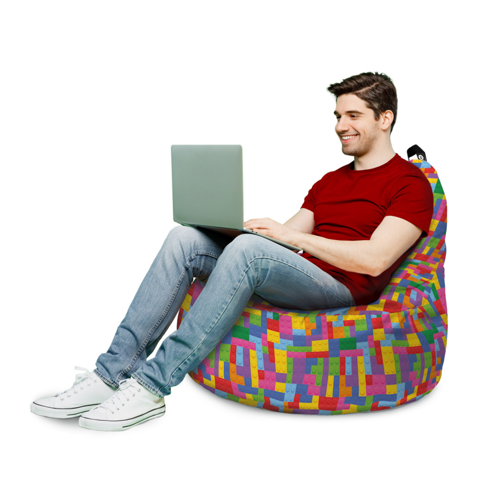 Fotoliu Updeco Puf Bean Bag tip Big Chill lego tetris - 2 | YEO