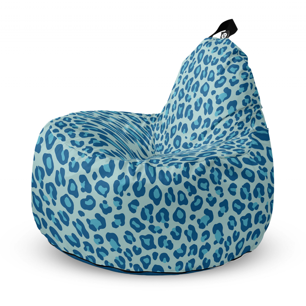 Fotoliu Updeco Puf Bean Bag tip Big Chill leopard blue - 4