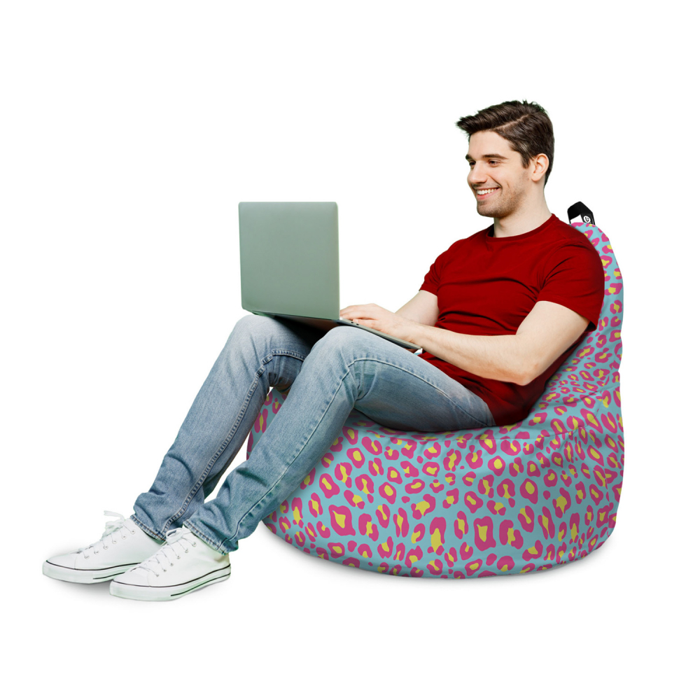 Fotoliu Updeco Puf Bean Bag tip Big Chill leopard fruitty - 2