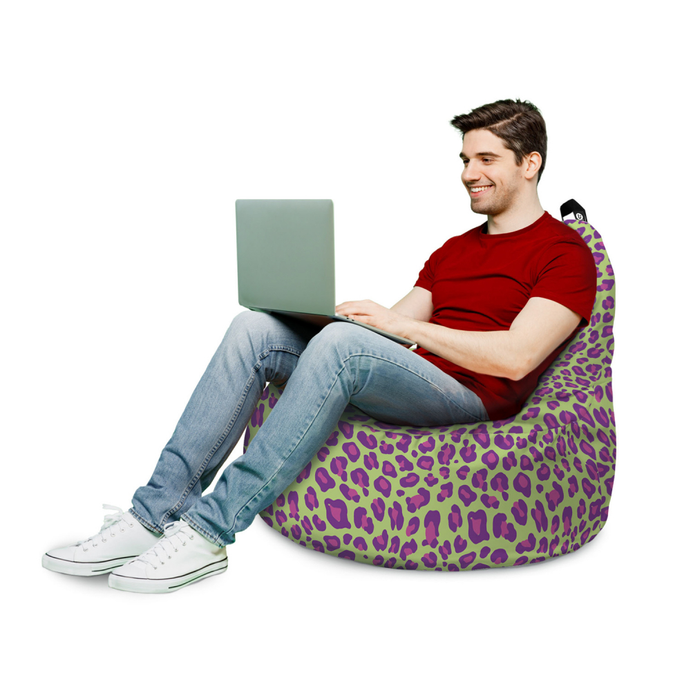 Fotoliu Updeco Puf Bean Bag tip Big Chill leopard madness - 2