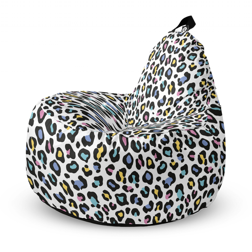 Fotoliu Updeco Puf Bean Bag tip Big Chill leopard pastel - 4