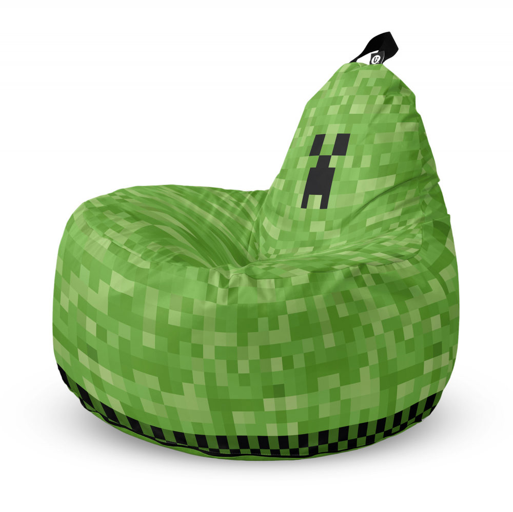 Fotoliu Updeco Puf Bean Bag tip Big Chill minecraft creeper