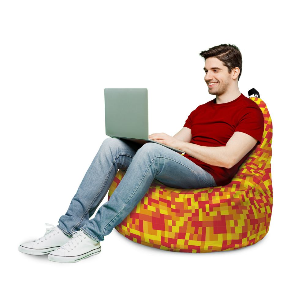 Fotoliu Updeco Puf Bean Bag tip Big Chill minecraft magma - 2