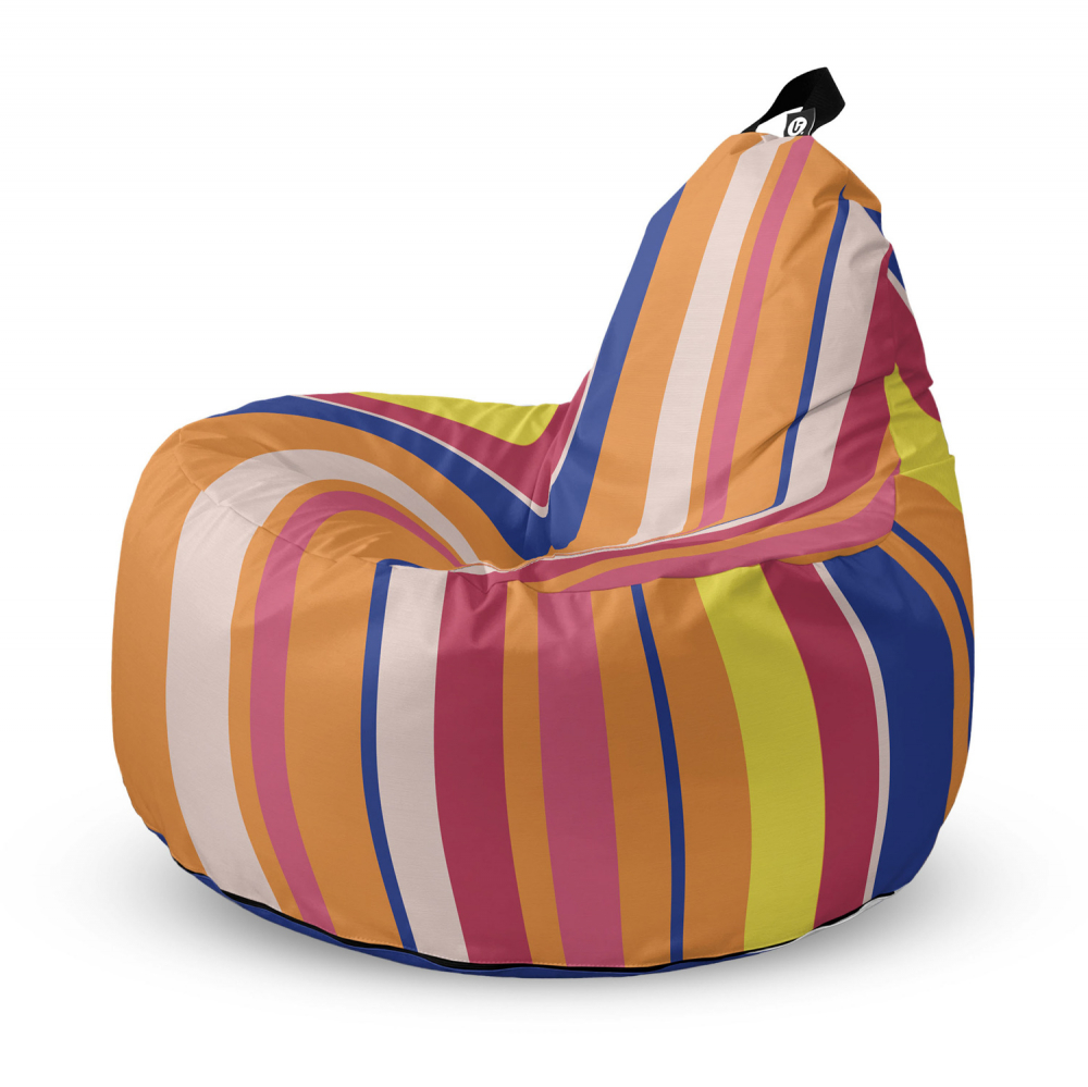 Fotoliu Updeco Puf Bean Bag tip Big Chill pipa orange - 4